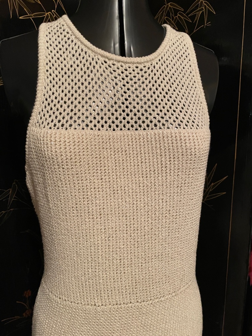 NWT Rachel Zoe Cream Knit Maxi Dress